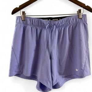 Nike purple running shorts with drawstring waist size M